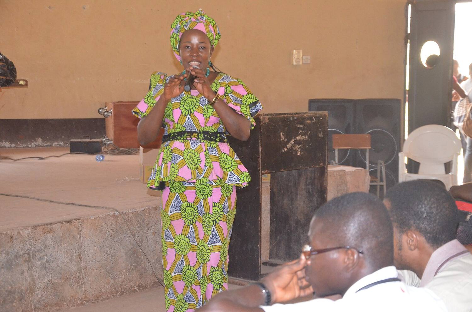 A local educator leading a training session